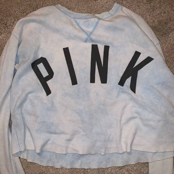 VS Pink Waffle Tie Dye